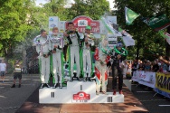 Rallye Český Krumlov: Dojezd posádek do cíle